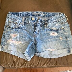 American Eagle Blue Denim Shorts